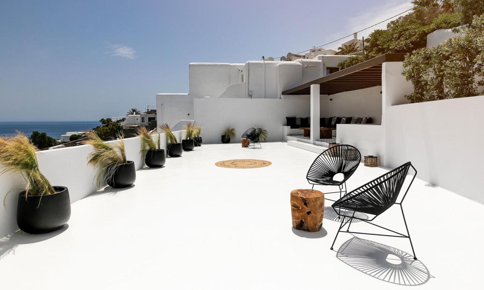 Psarou Black Villa 2 Exterior photo