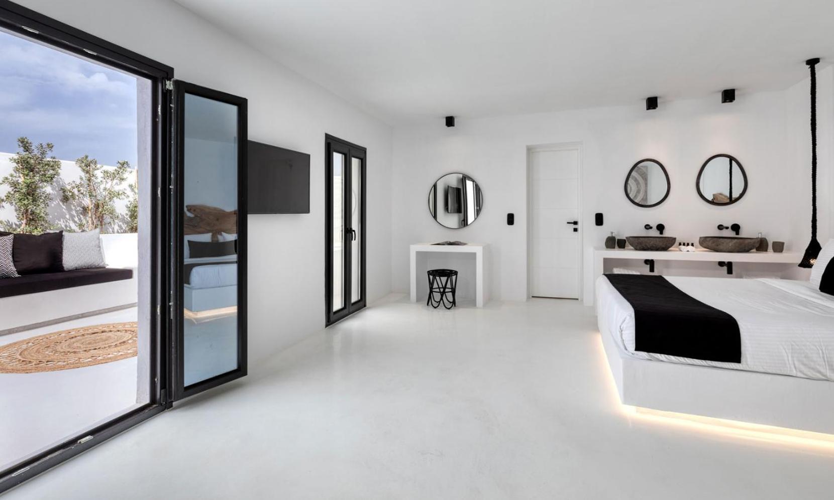 Psarou Black Villa 2 Exterior photo